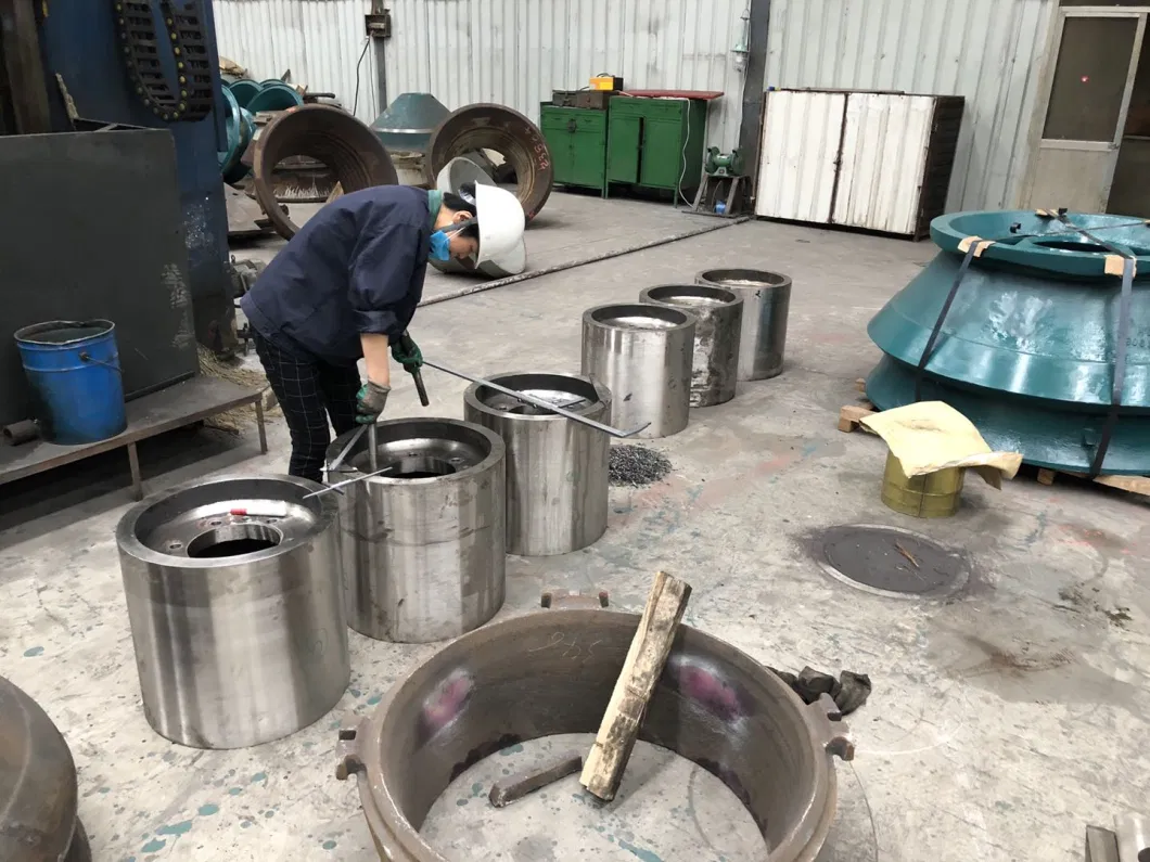 Jaw Cone Crusher Wear Parts High Manganese Sand Castings Foundry
